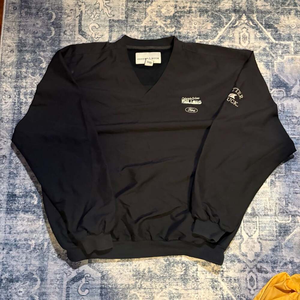 Cutter & Buck Colorado Drives Phil Long Ford Pullover Windbreaker Size L